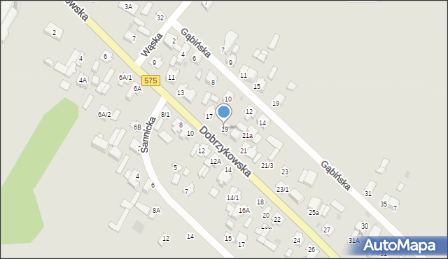 Płock, Dobrzykowska, 19, mapa Płock