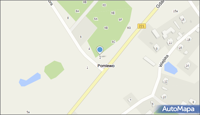 Pomlewo, Dobra, 2, mapa Pomlewo