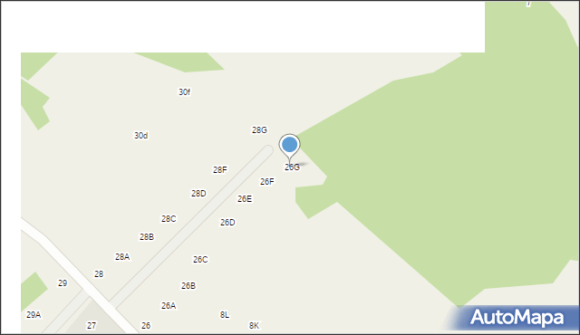 Pomlewo, Dobra, 26G, mapa Pomlewo