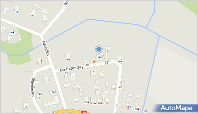 Poręba, Do Przemszy, 14, mapa Poręba