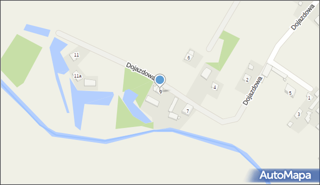 Przedmość, Dojazdowa, 9, mapa Przedmość