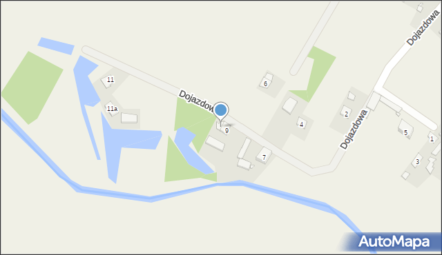 Przedmość, Dojazdowa, 9a, mapa Przedmość