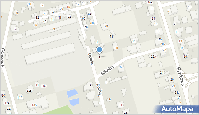 Przeźmierowo, Dolina, 3, mapa Przeźmierowo