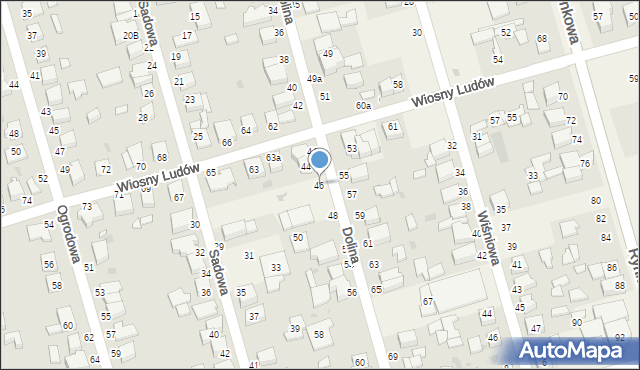 Przeźmierowo, Dolina, 46, mapa Przeźmierowo