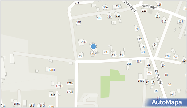 Radlin, Domeyki Ignacego, 23e, mapa Radlin