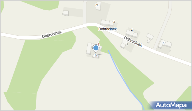 Roztocznik, Dobrocinek, 1a, mapa Roztocznik