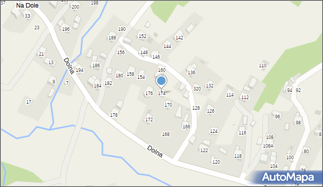 Rudnik, Dolna, 174, mapa Rudnik