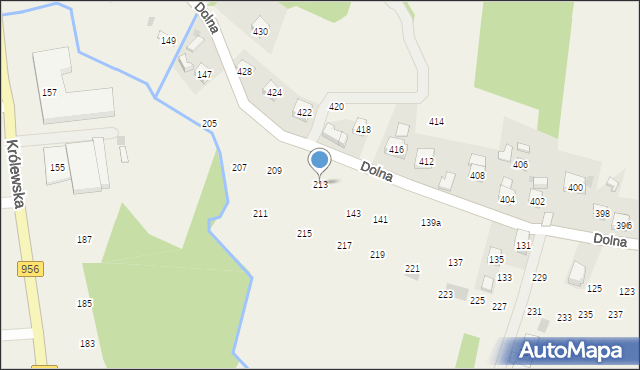 Rudnik, Dolna, 213, mapa Rudnik