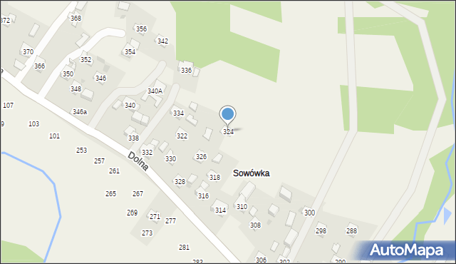 Rudnik, Dolna, 324, mapa Rudnik