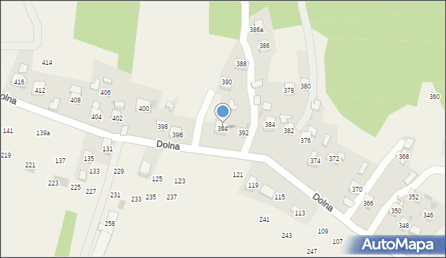 Rudnik, Dolna, 394, mapa Rudnik