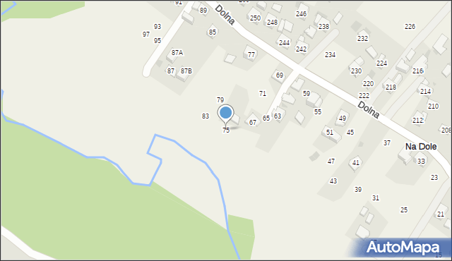 Rudnik, Dolna, 75, mapa Rudnik