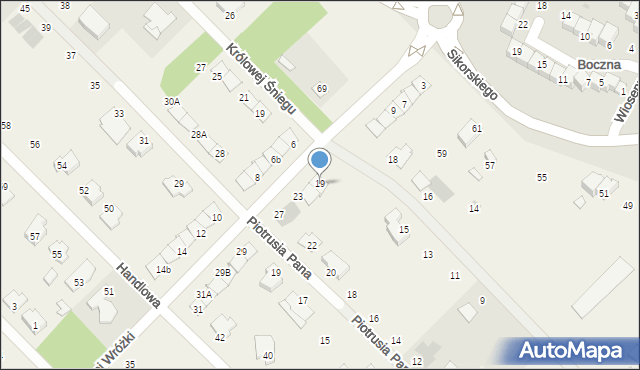 Rybienko Nowe, Dobrej Wróżki, 19, mapa Rybienko Nowe