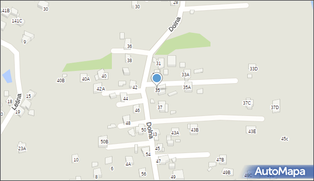 Rybnik, Dolna, 35, mapa Rybnika