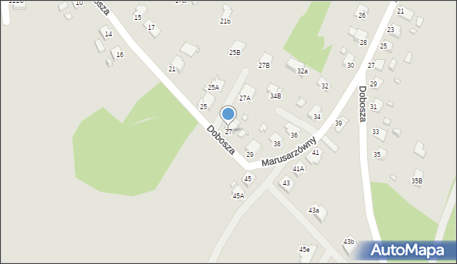 Rybnik, Dobosza Jana, 27, mapa Rybnika