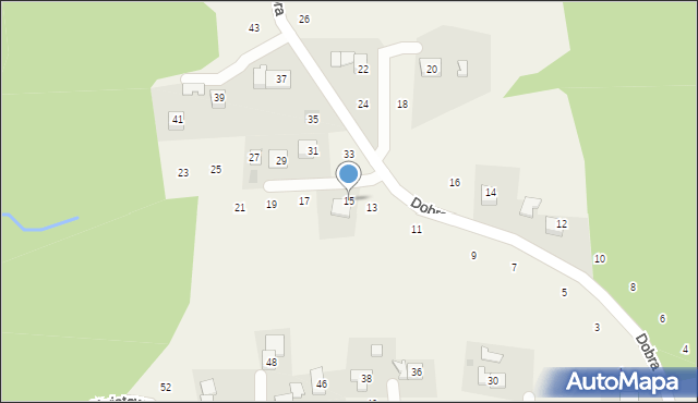 Siepraw, Dobra, 15, mapa Siepraw