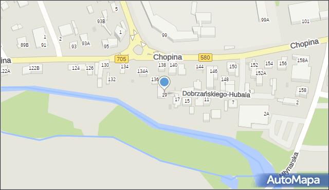 Sochaczew, Dobrzańskiego-Hubala Henryka, mjr., 19, mapa Sochaczew