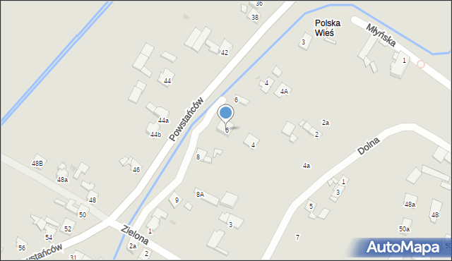 Sośnicowice, Dolna, 6, mapa Sośnicowice