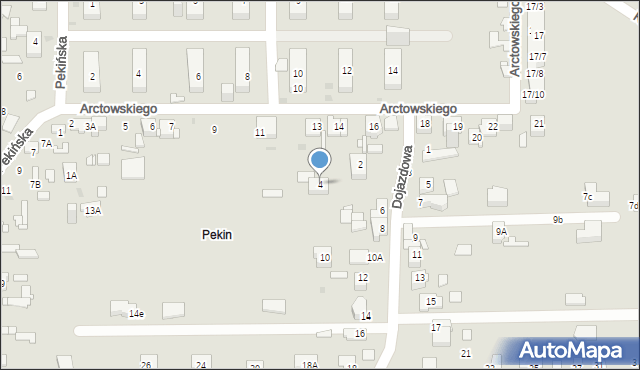 Sosnowiec, Dojazdowa, 4, mapa Sosnowca