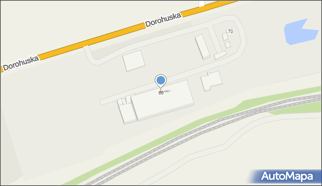 Srebrzyszcze, Dorohuska, 66, mapa Srebrzyszcze
