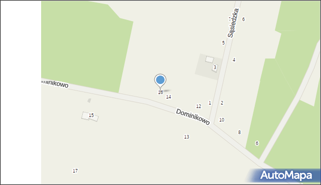 Stajenczynki, Dominikowo, 16, mapa Stajenczynki