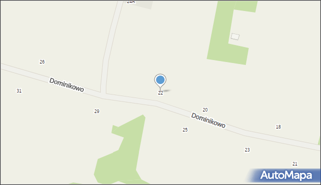 Stajenczynki, Dominikowo, 22, mapa Stajenczynki