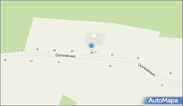 Stajenczynki, Dominikowo, 44, mapa Stajenczynki