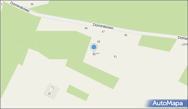 Stajenczynki, Dominikowo, 63, mapa Stajenczynki