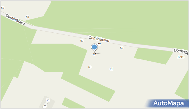 Stajenczynki, Dominikowo, 65, mapa Stajenczynki