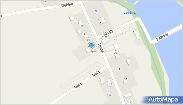 Stara Wieś, Dolna, 13, mapa Stara Wieś
