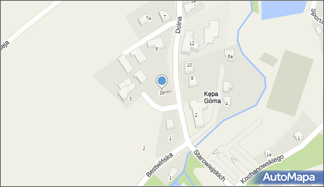 Stara Wieś, Dolna, 1d, mapa Stara Wieś