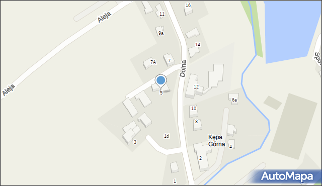 Stara Wieś, Dolna, 5, mapa Stara Wieś