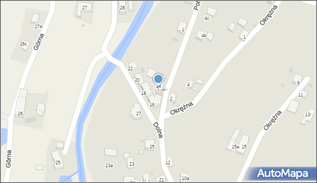 Stronie Śląskie, Dolna, 14a, mapa Stronie Śląskie