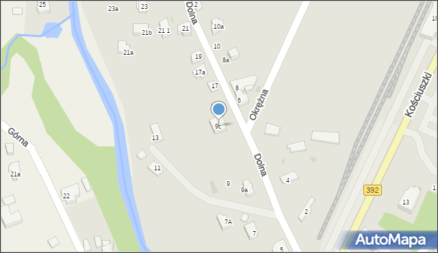Stronie Śląskie, Dolna, 9c, mapa Stronie Śląskie