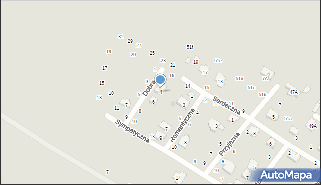 Świdnik, Dobra, 4, mapa Świdnika