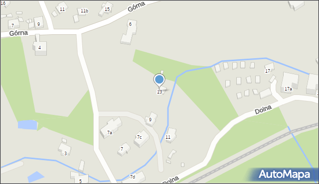 Szklarska Poręba, Dolna, 13, mapa Szklarska Poręba