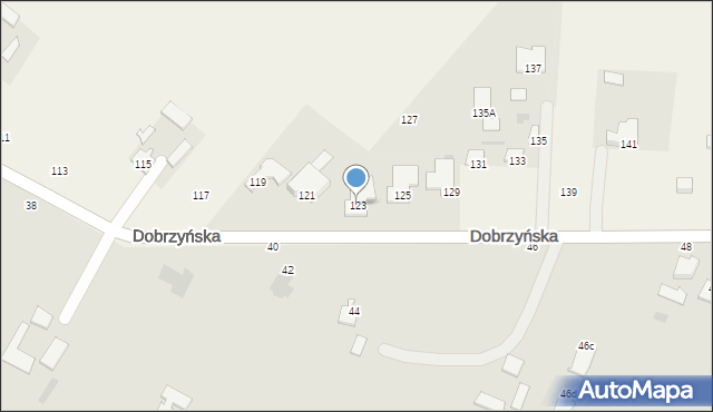 Szpetal Górny, Dobrzyńska, 123, mapa Szpetal Górny