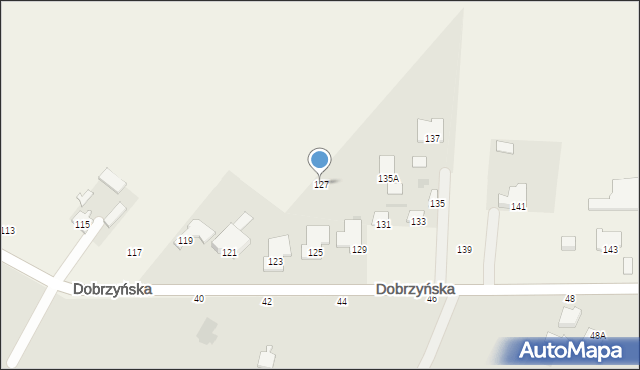 Szpetal Górny, Dobrzyńska, 127, mapa Szpetal Górny