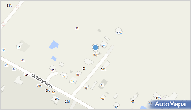 Szpetal Górny, Dobrzyńska, 57B, mapa Szpetal Górny