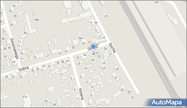 Tomaszów Mazowiecki, Dobra, 48, mapa Tomaszów Mazowiecki