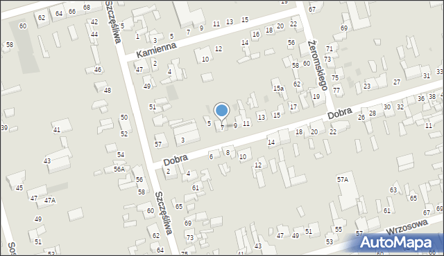 Tomaszów Mazowiecki, Dobra, 7, mapa Tomaszów Mazowiecki
