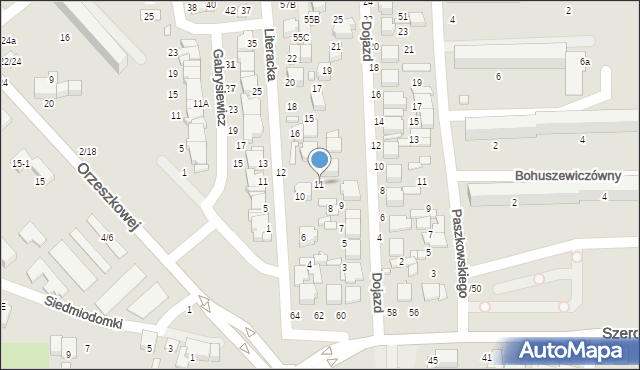 Tomaszów Mazowiecki, Dojazd, 11, mapa Tomaszów Mazowiecki