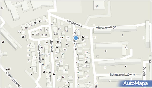 Tomaszów Mazowiecki, Dojazd, 20, mapa Tomaszów Mazowiecki