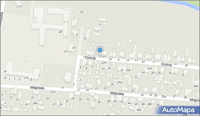 Tomaszów Mazowiecki, Dolna, 5, mapa Tomaszów Mazowiecki