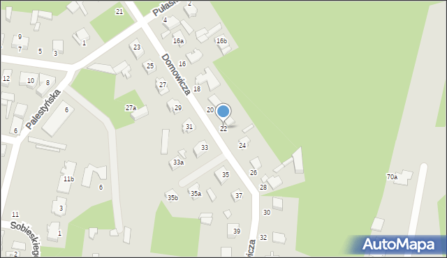 Tuszyn, Domowicza, 22, mapa Tuszyn