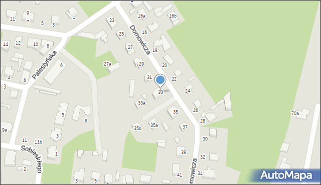 Tuszyn, Domowicza, 33, mapa Tuszyn