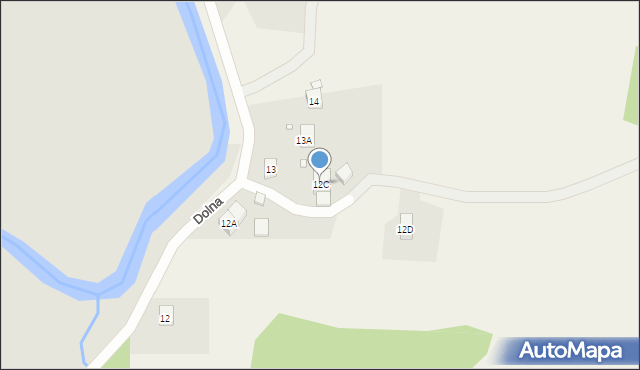 Uniegoszcz, Dolna, 12C, mapa Uniegoszcz