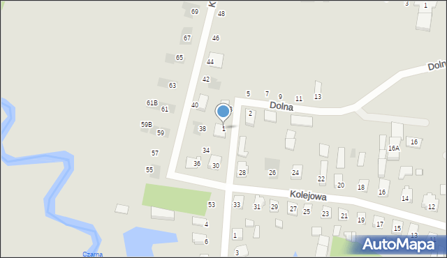 Wasilków, Dolna, 1, mapa Wasilków