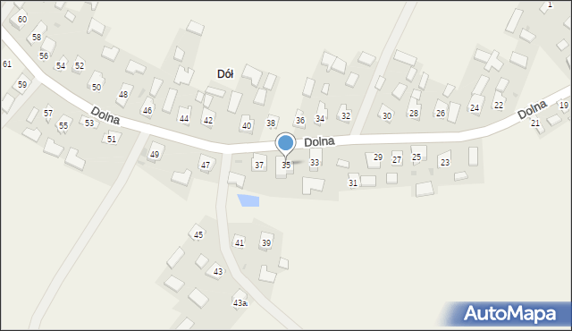 Wiązownica, Dolna, 35, mapa Wiązownica