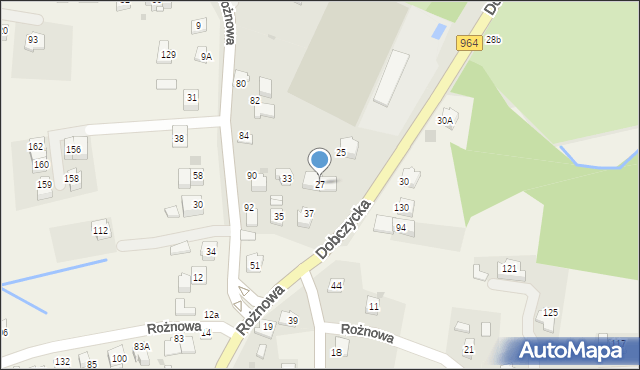 Wieliczka, Dobczycka, 27, mapa Wieliczka