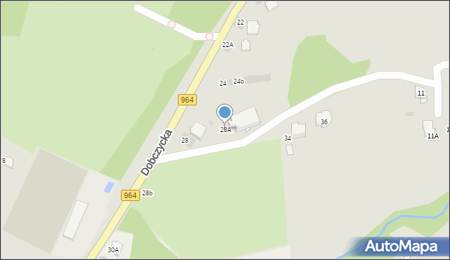 Wieliczka, Dobczycka, 28A, mapa Wieliczka